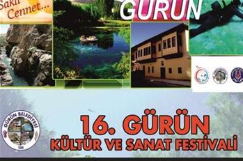 16. GÜRÜN KÜLTÜR VE SANAT FESTİVALİ